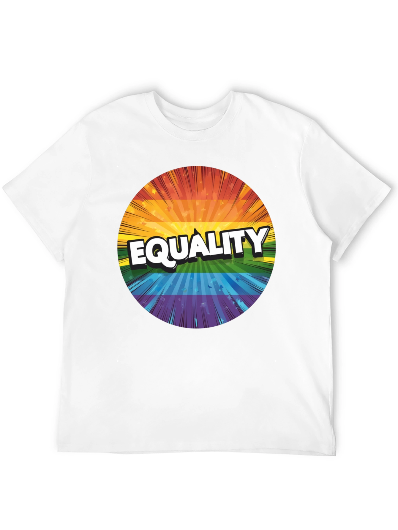 Equality Rainbow Graphic T-Shirt - Unisex