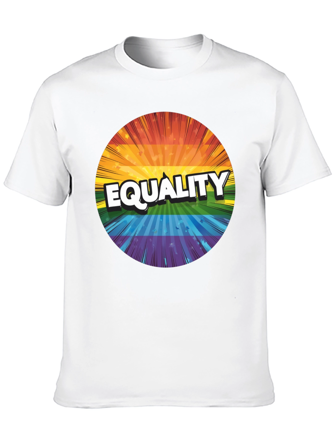 Equality Rainbow Graphic T-Shirt - Unisex