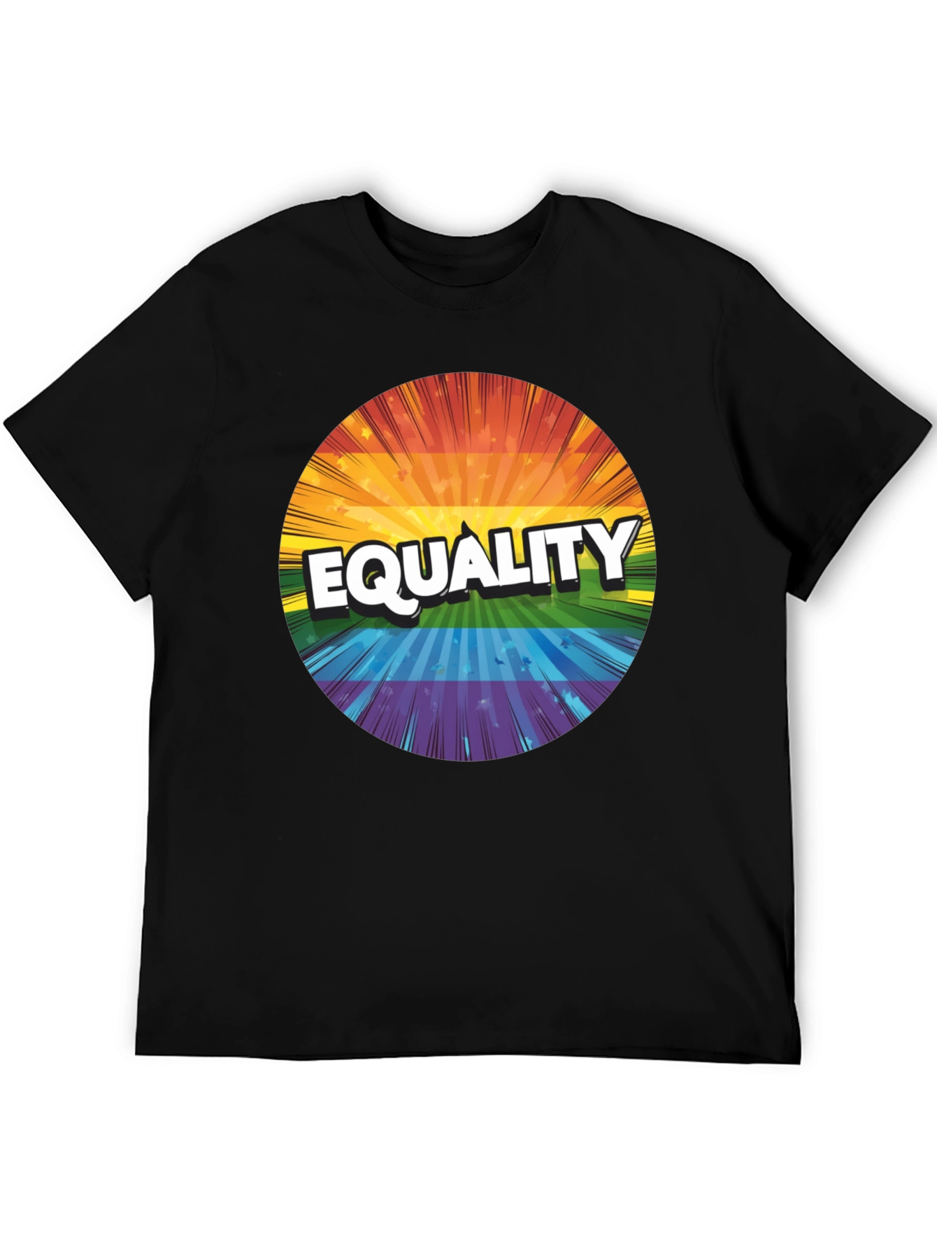 Equality Rainbow Graphic T-Shirt - Unisex