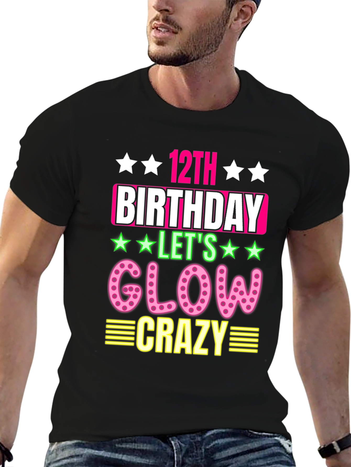 12th Birthday Glow Crazy T-Shirt