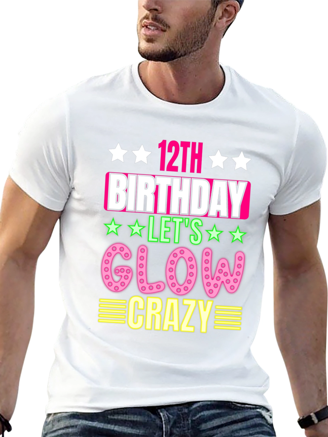 12th Birthday Glow Crazy T-Shirt