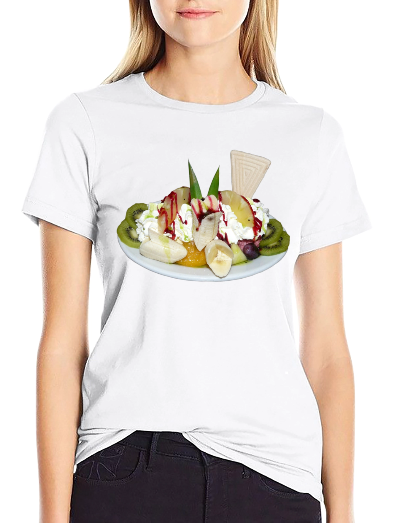 Fruit Dessert Graphic T-Shirt - Unisex Crew Neck Tee