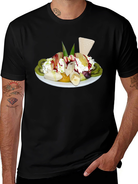 Fruit Dessert Graphic T-Shirt - Unisex Crew Neck Tee