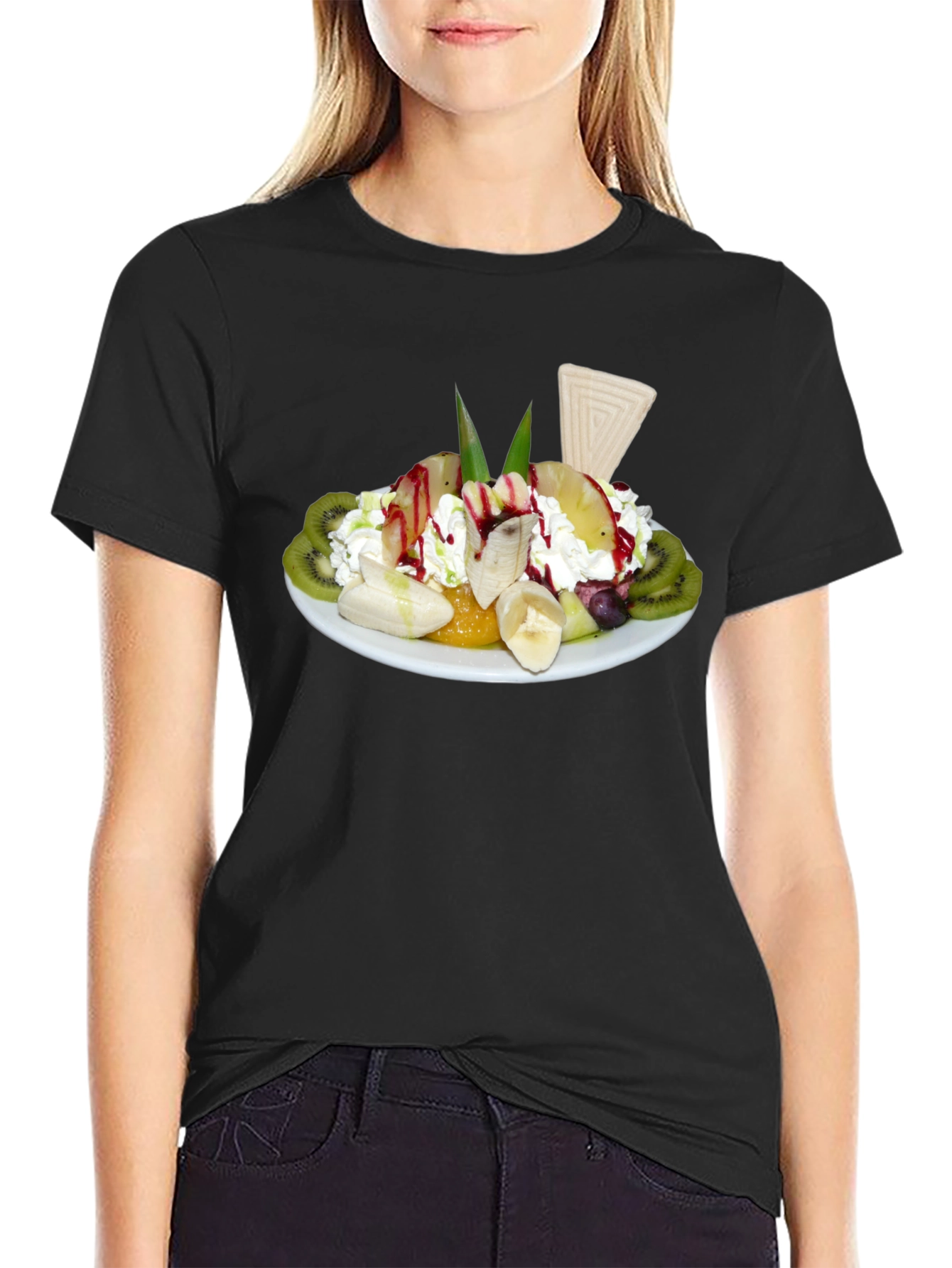 Fruit Dessert Graphic T-Shirt - Unisex Crew Neck Tee