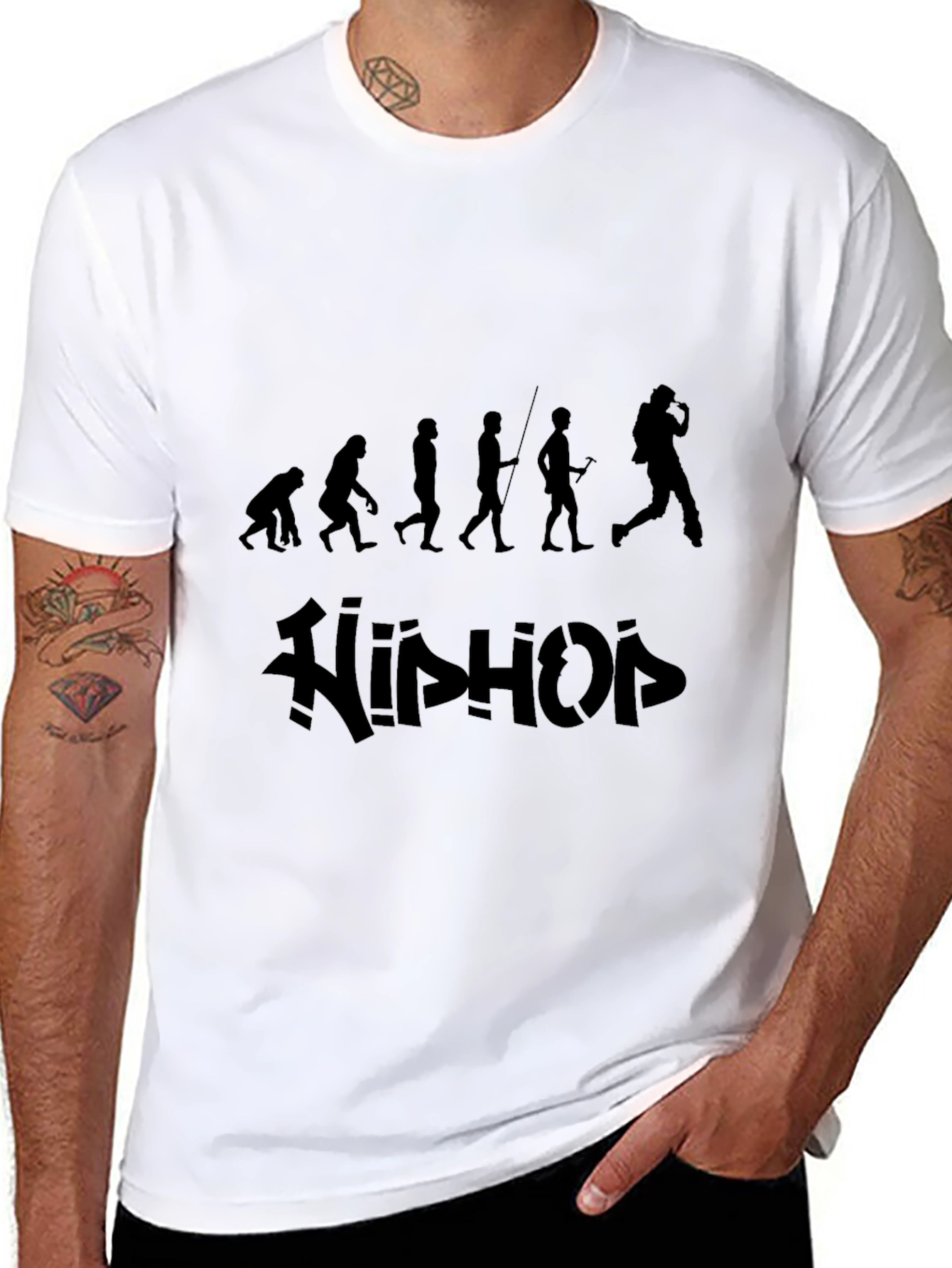 Hip Hop Evolution T-Shirt - Black Graphic Tee