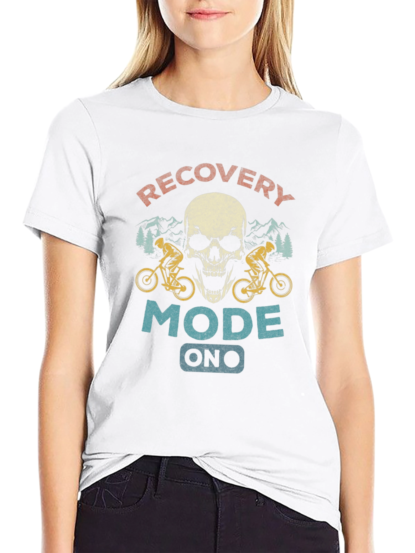 Recovery Mode On Mountain Bike T-Shirt