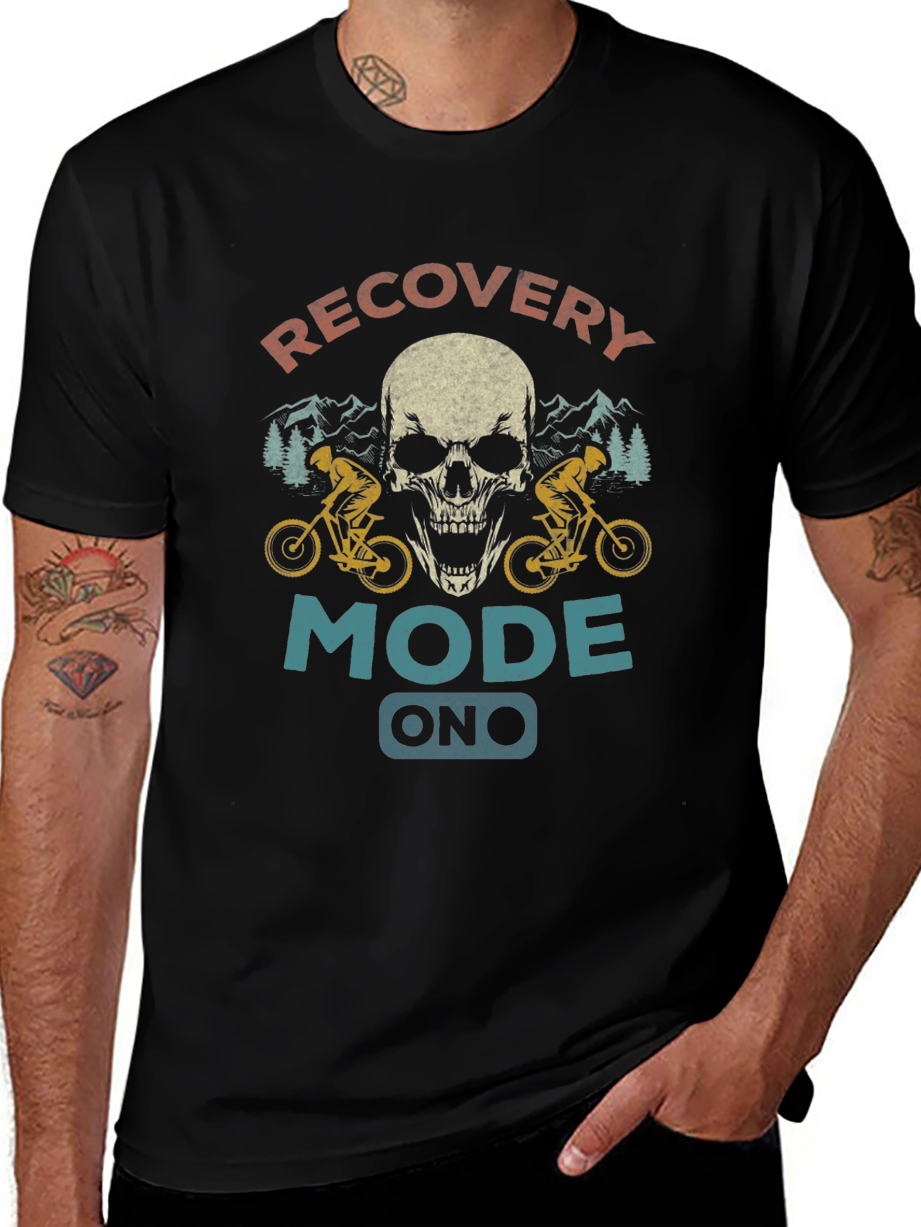 Recovery Mode On Mountain Bike T-Shirt