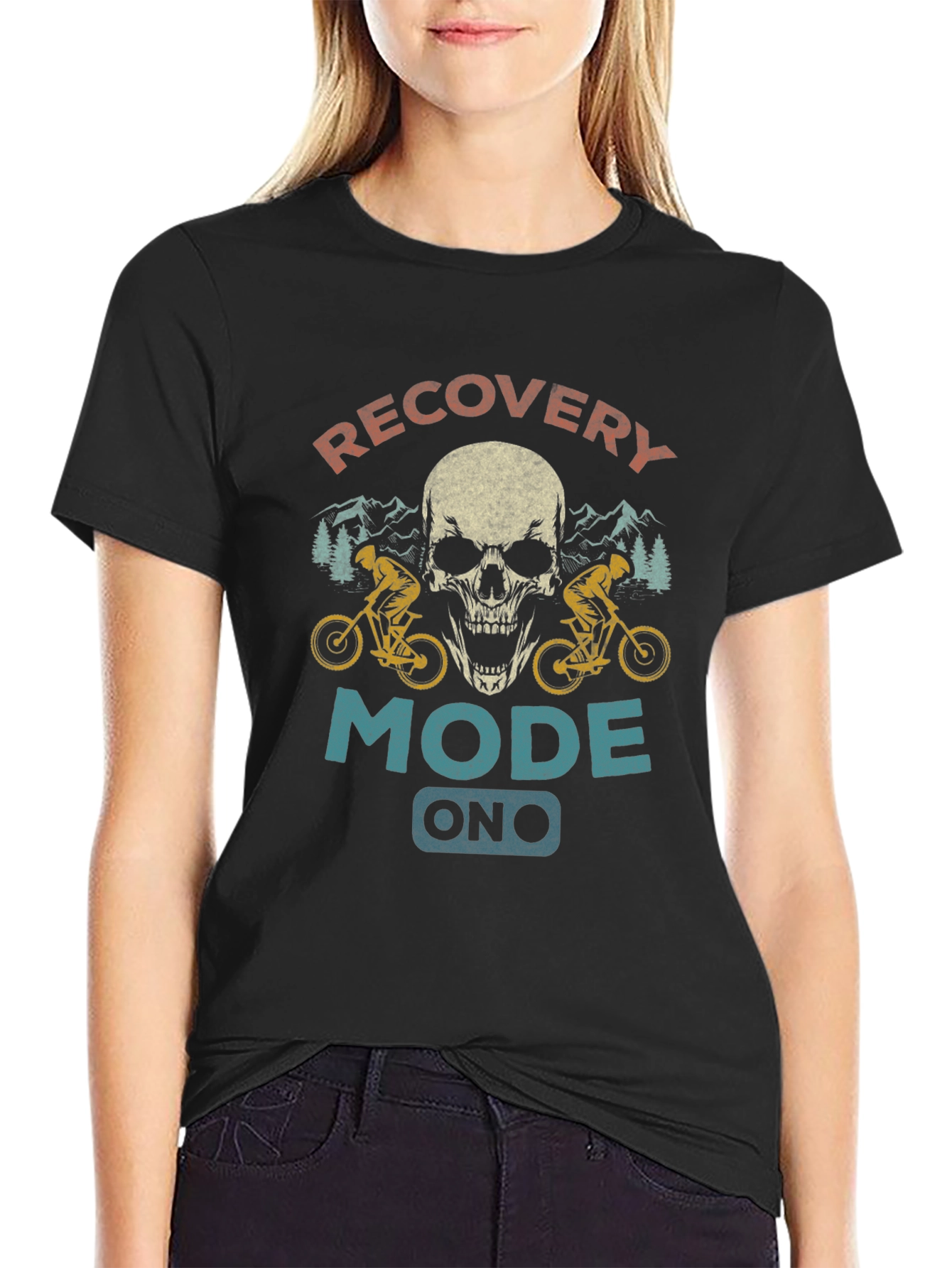 Recovery Mode On Mountain Bike T-Shirt
