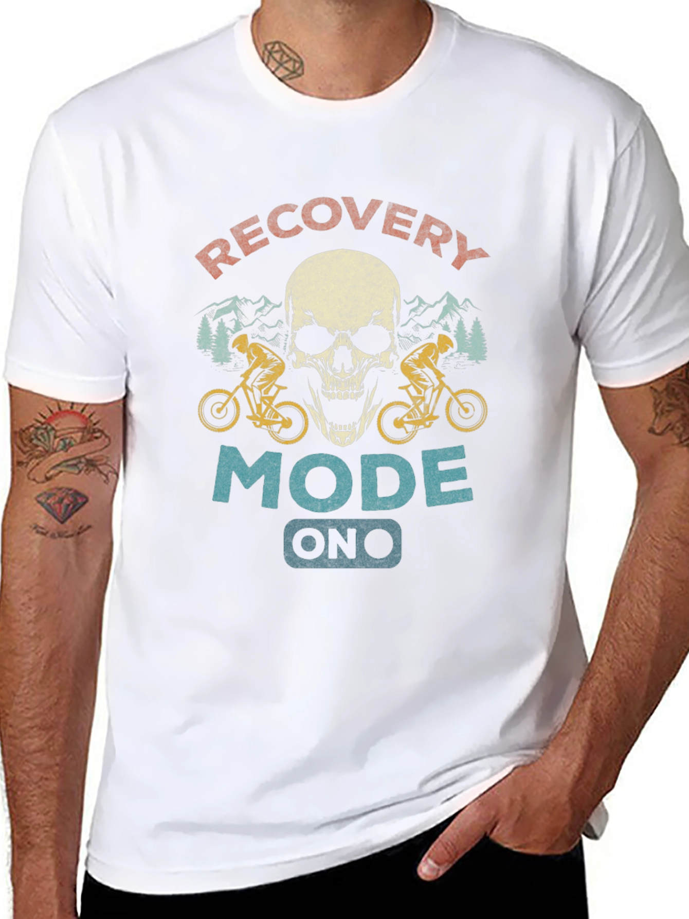 Recovery Mode On Mountain Bike T-Shirt
