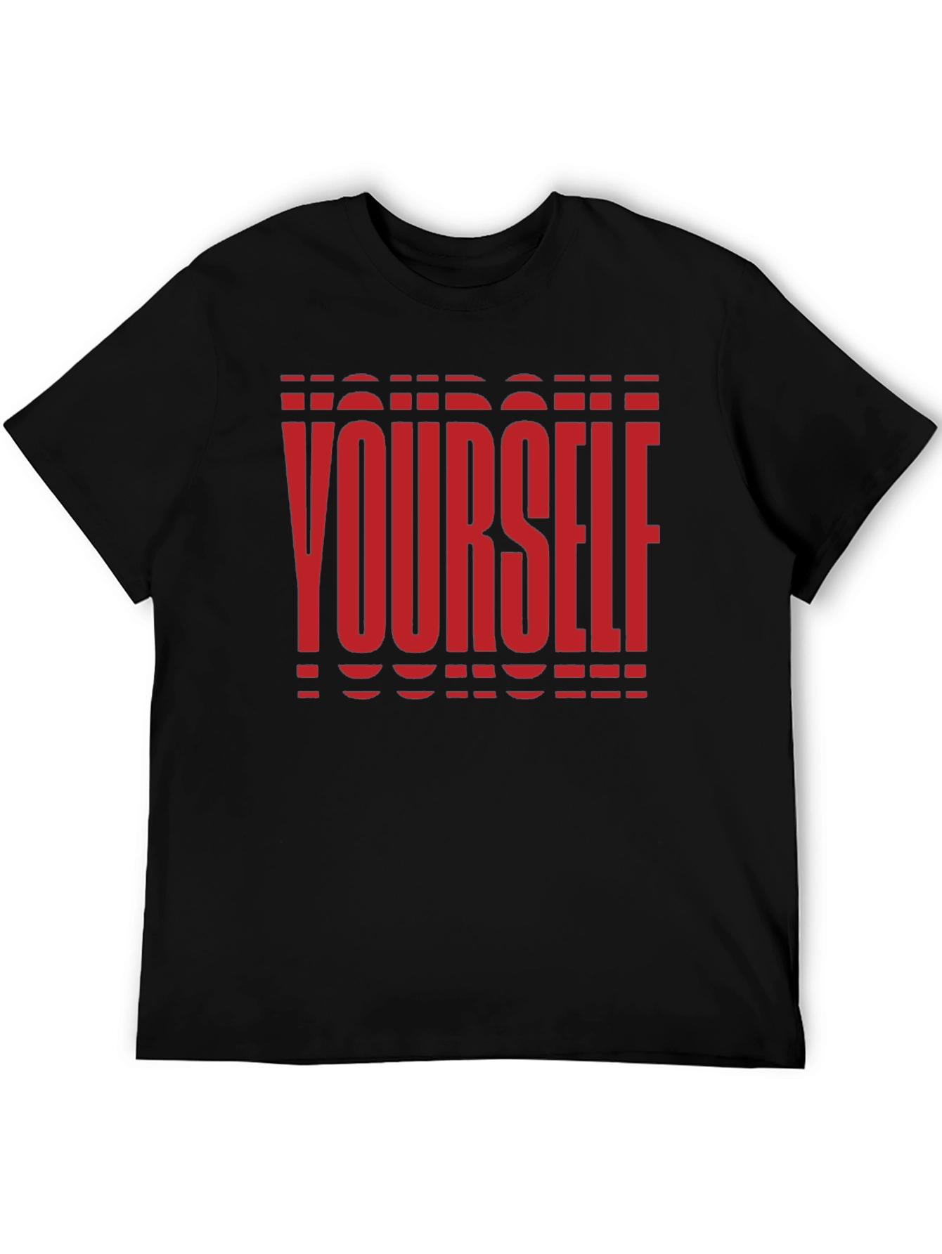 Be Yourself Graphic T-Shirt - Black