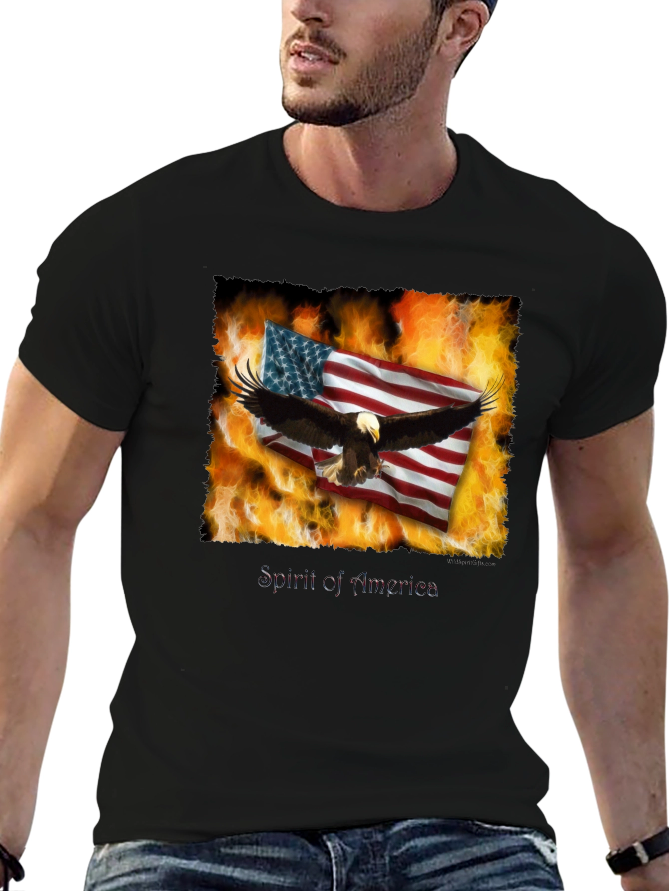 Spirit of America Eagle Graphic T-Shirt