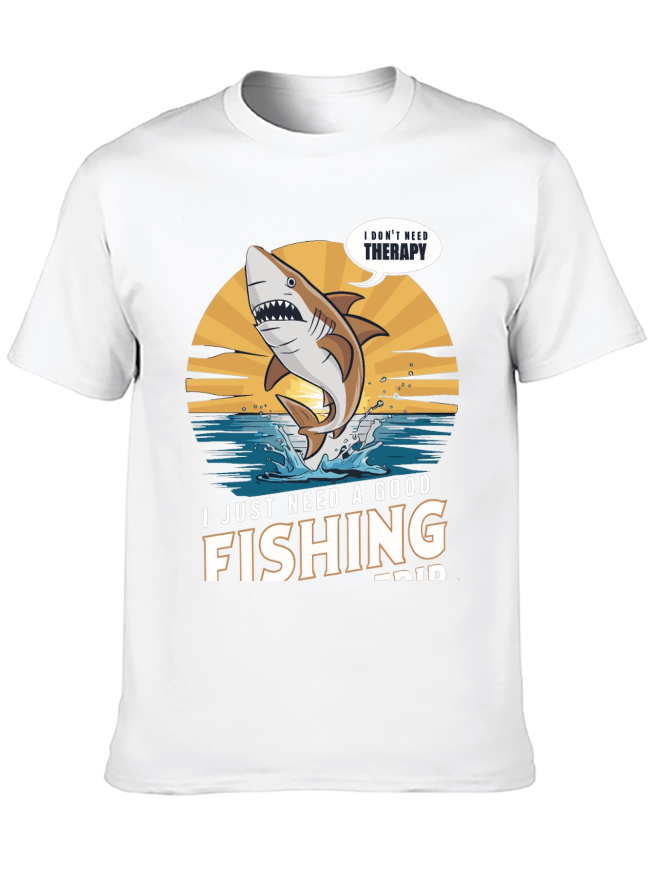 Fishing Trip T-Shirt - Shark Graphic Tee