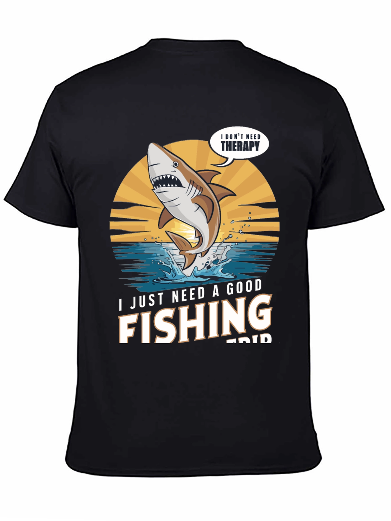 Fishing Trip T-Shirt - Shark Graphic Tee