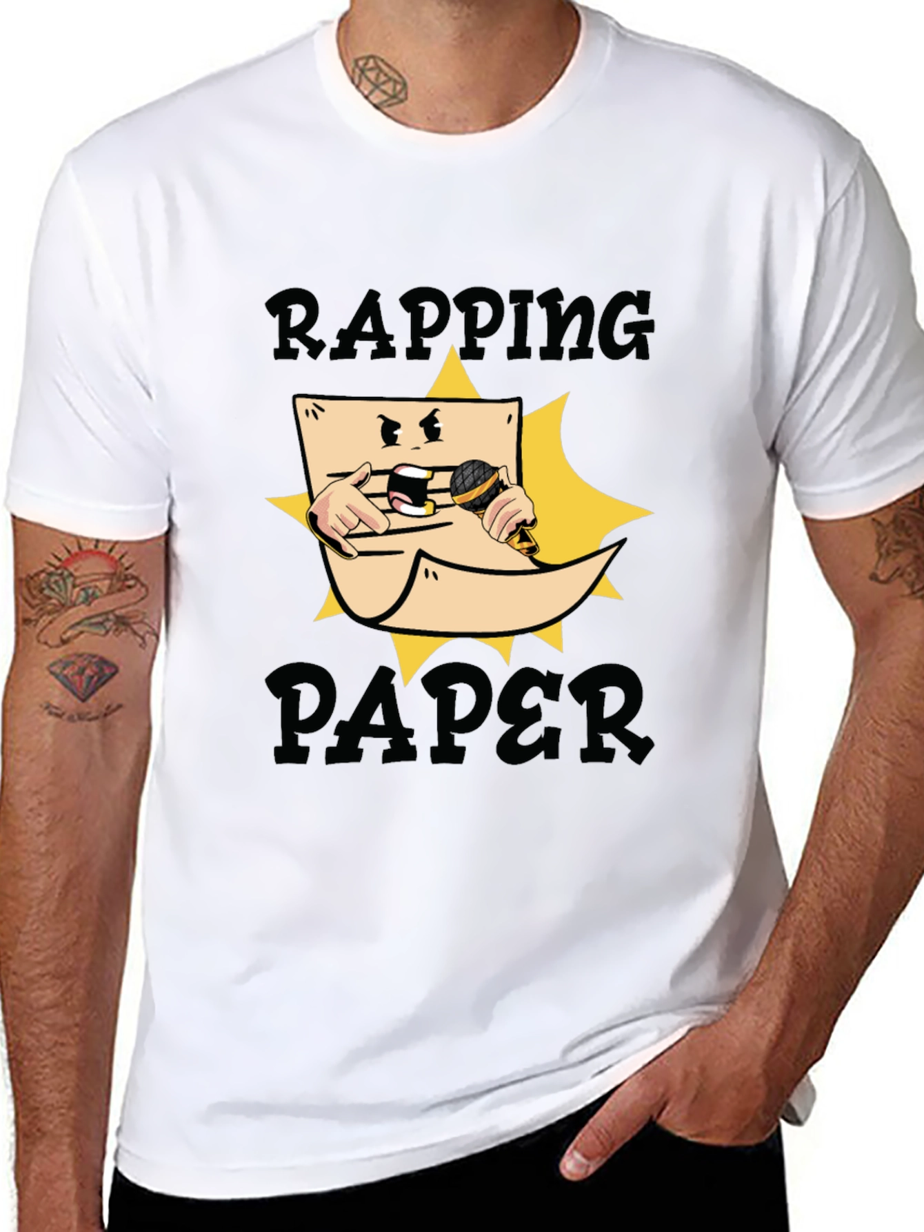 Rapping Paper Graphic T-Shirt