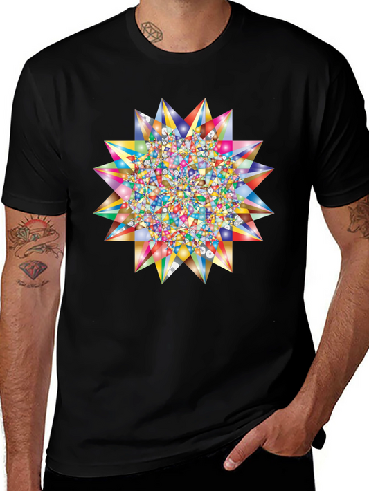 Kaleidoscope Starburst Graphic Tee