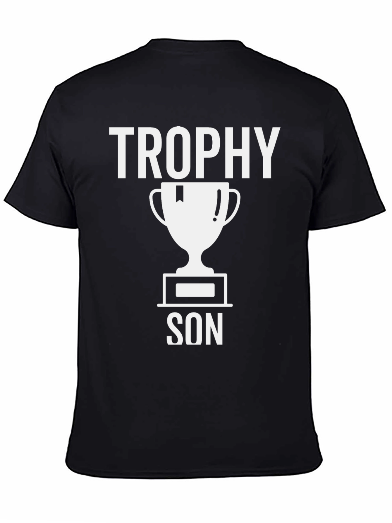 Trophy Son Graphic Tee - Black Cotton T-Shirt
