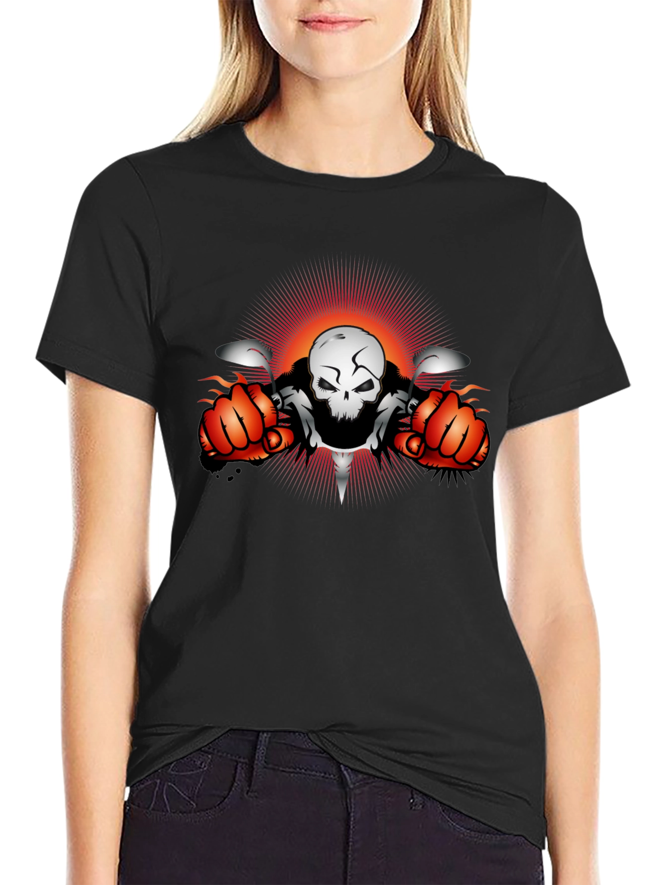 Skull Biker T-Shirt - Ride or Die Tee