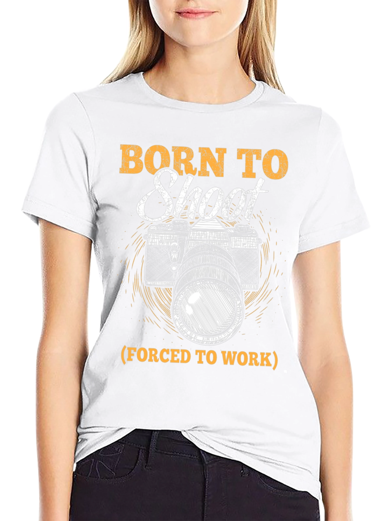 Born to Shoot Camera Graphic Tee