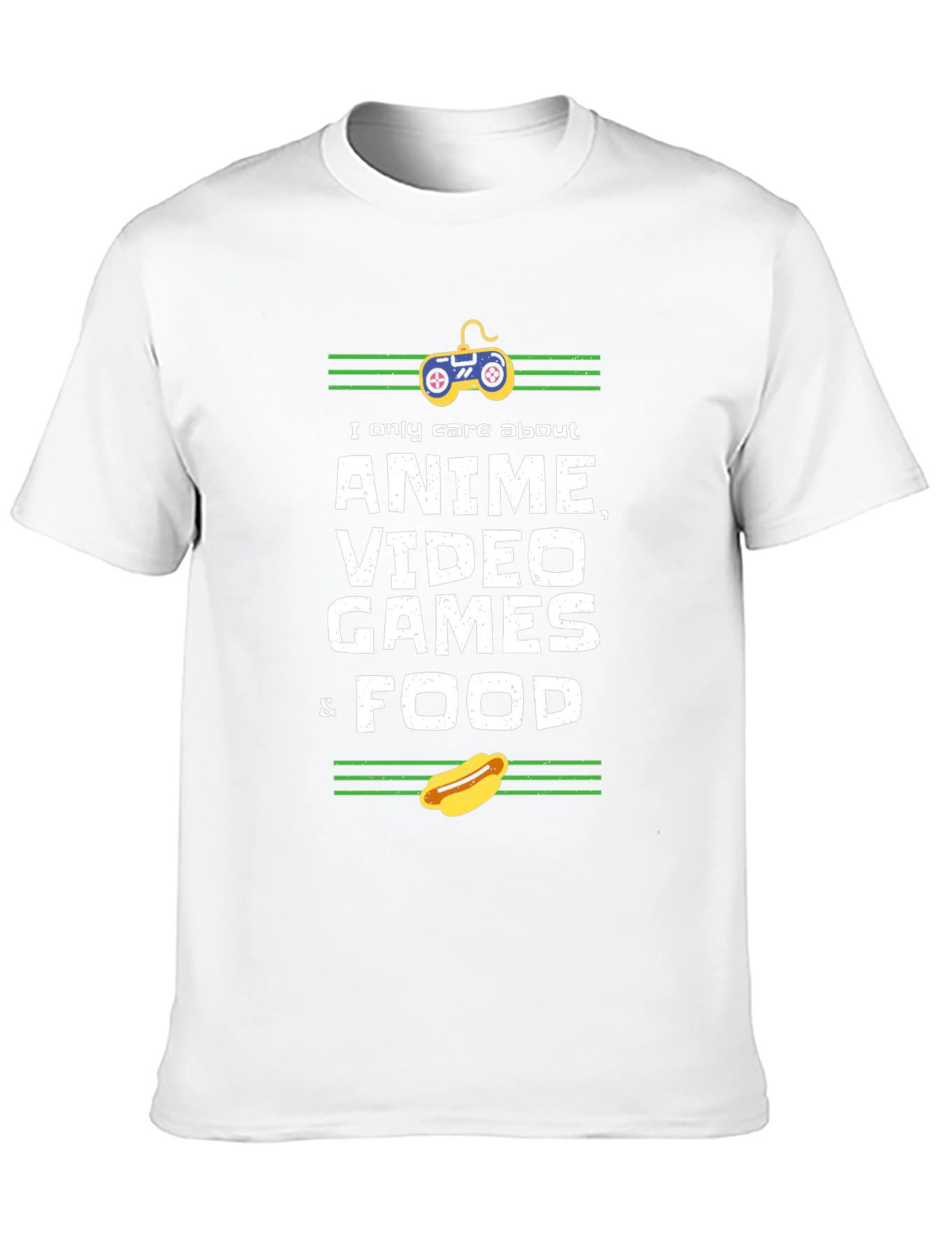 Anime Video Games & Food Graphic Tee