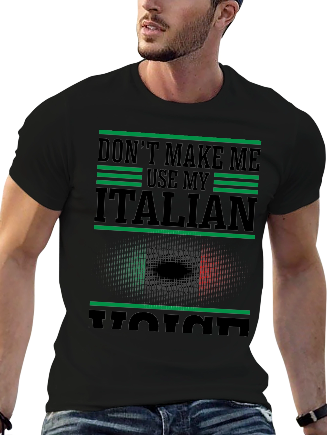 Italian Voice T-Shirt - Novelty Graphic Tee