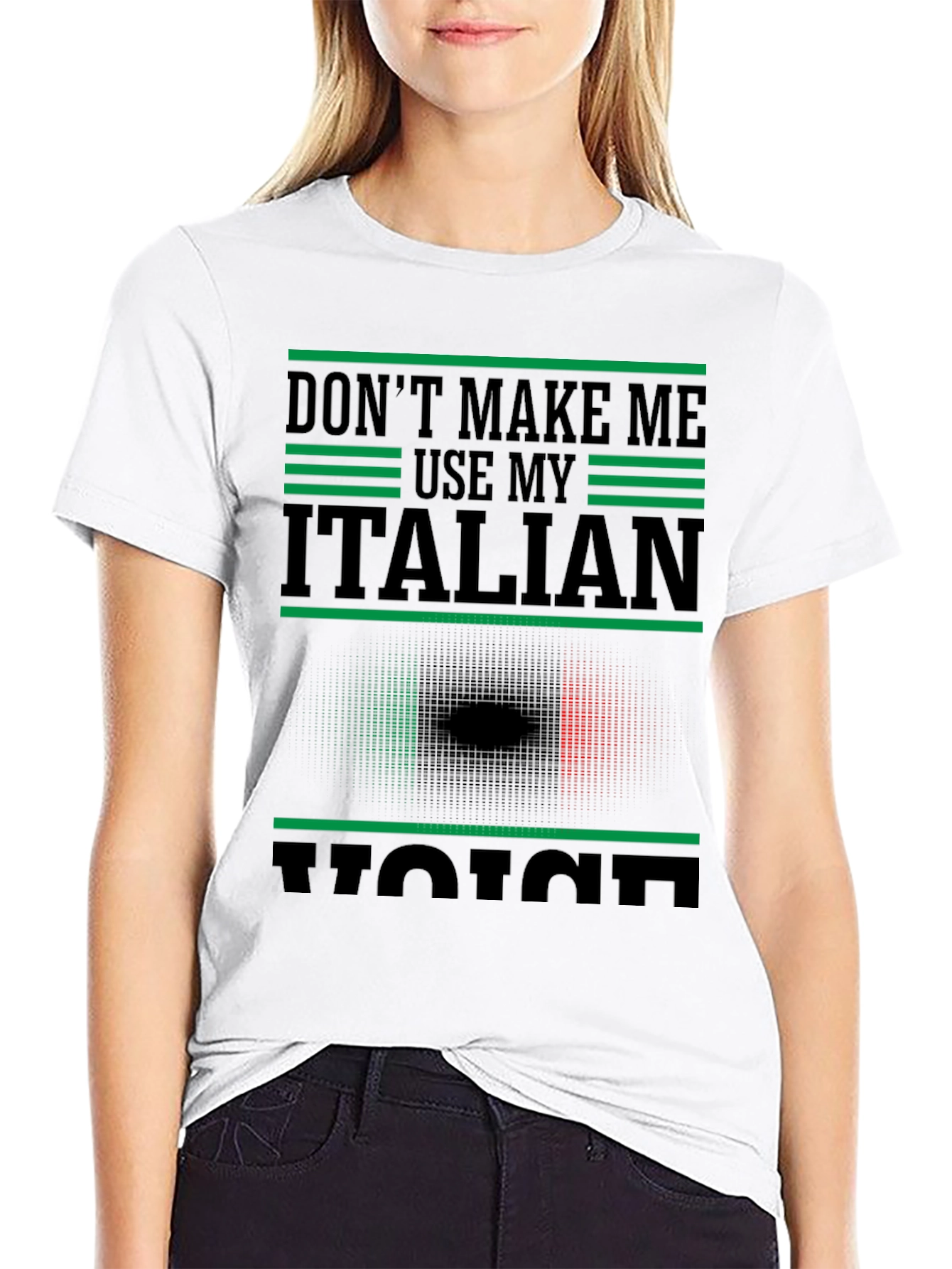 Italian Voice T-Shirt - Novelty Graphic Tee