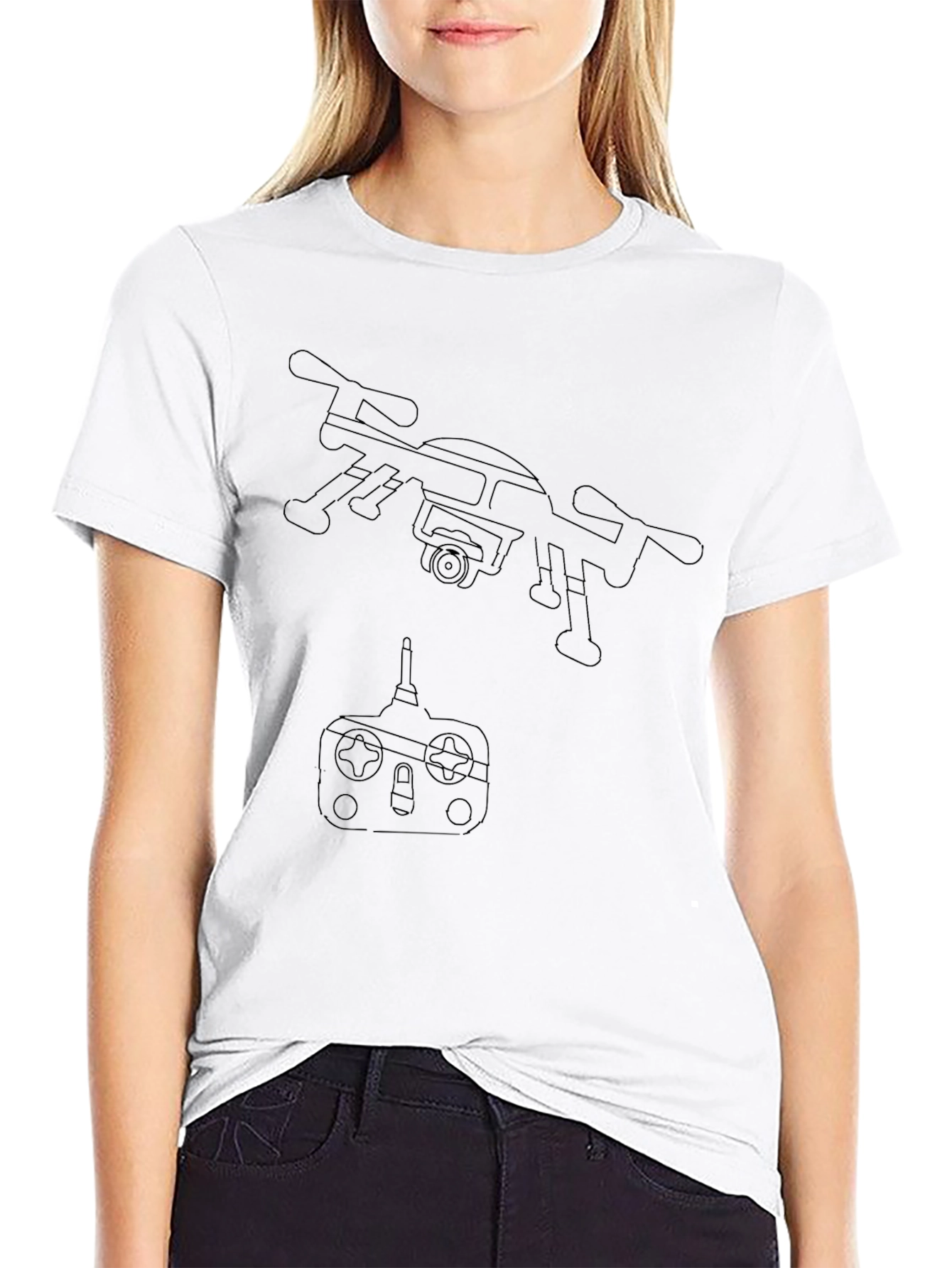 Drone Graphic Tee - Fly High in Style