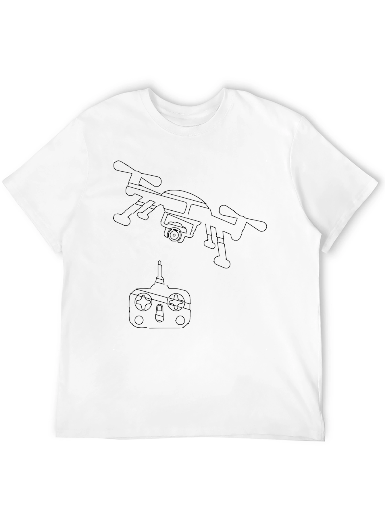 Drone Graphic Tee - Fly High in Style
