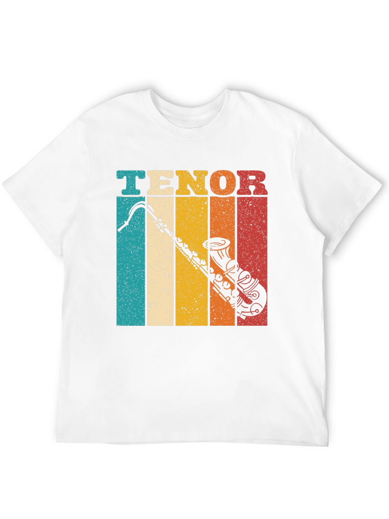 Retro Tenor Saxophone Graphic T-Shirt