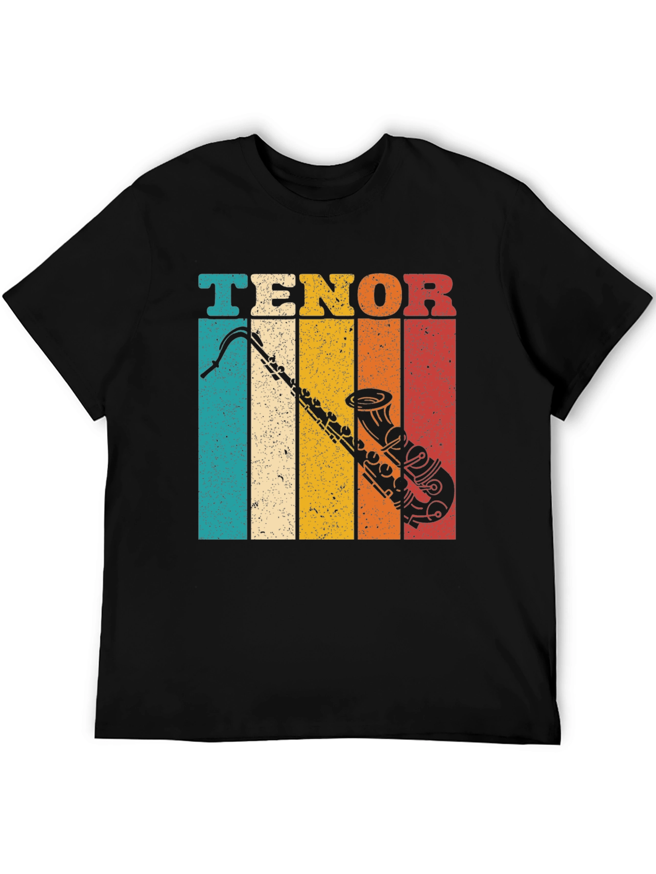 Retro Tenor Saxophone Graphic T-Shirt