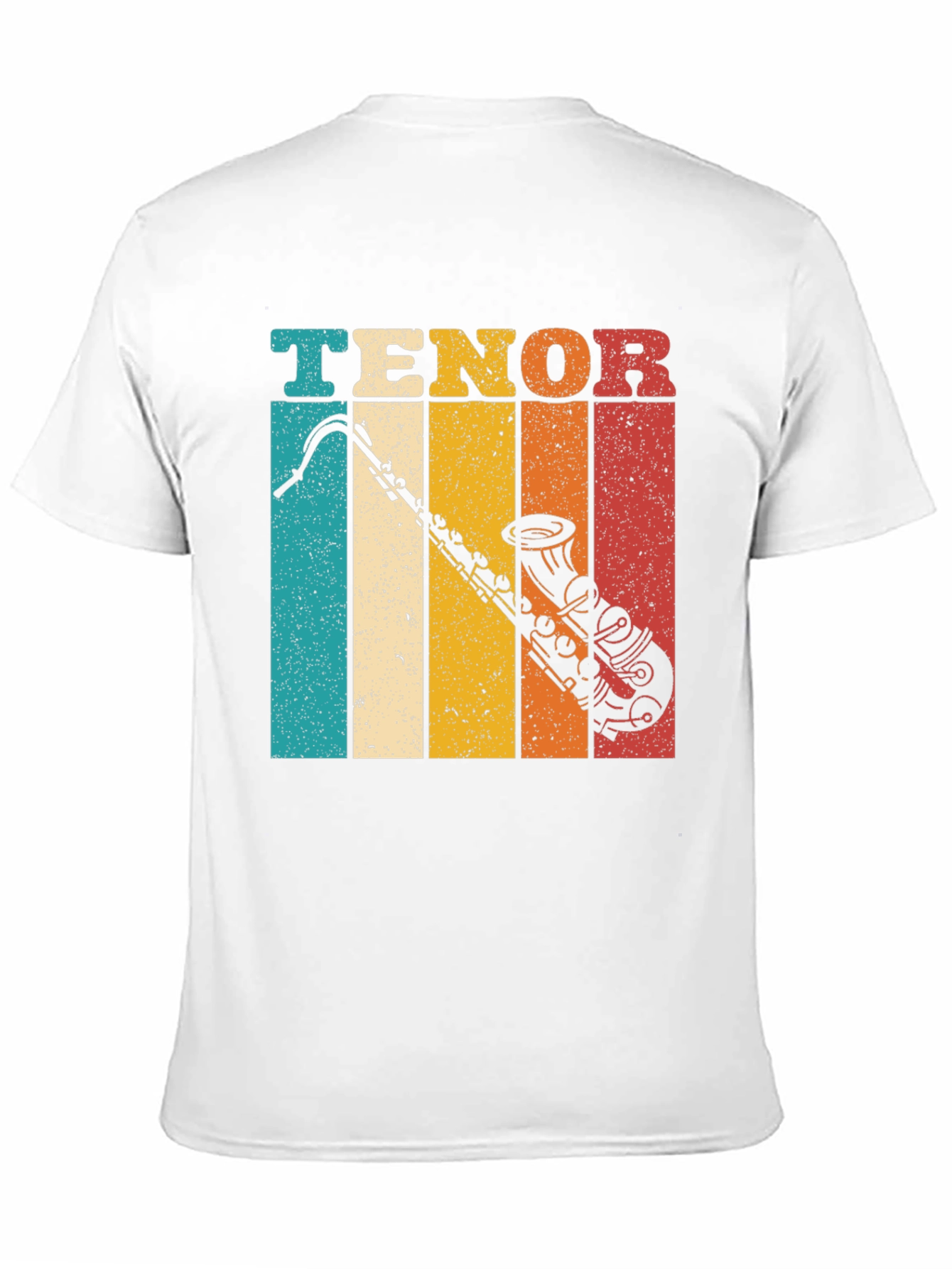 Retro Tenor Saxophone Graphic T-Shirt