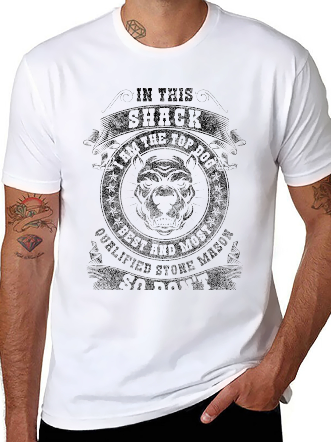 In This Shack Top Dog Graphic T-Shirt