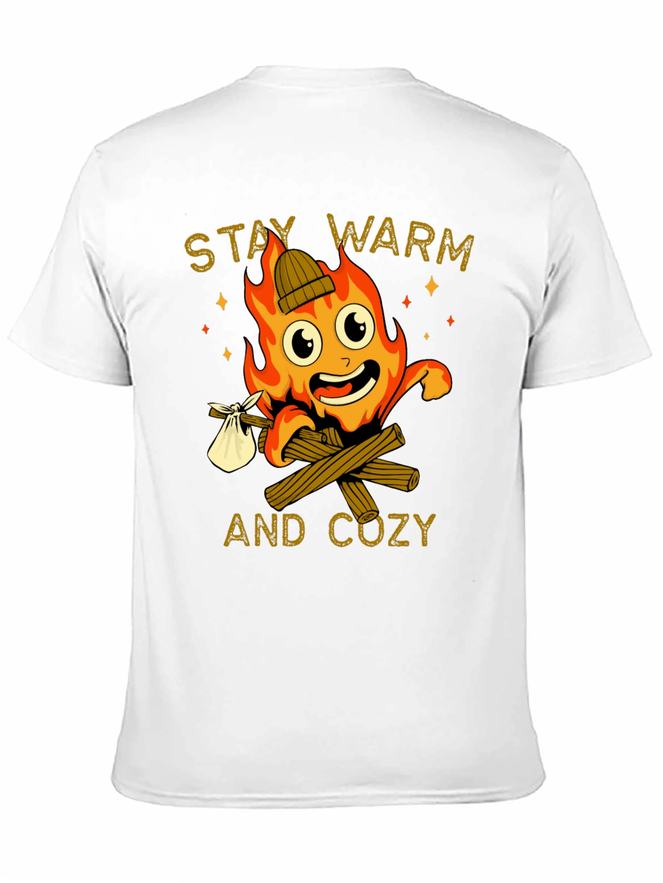 Stay Warm and Cozy Campfire T-Shirt
