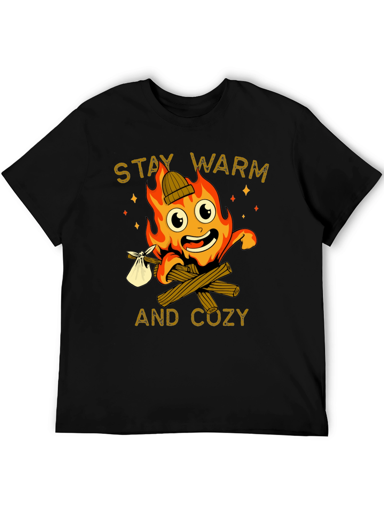 Stay Warm and Cozy Campfire T-Shirt