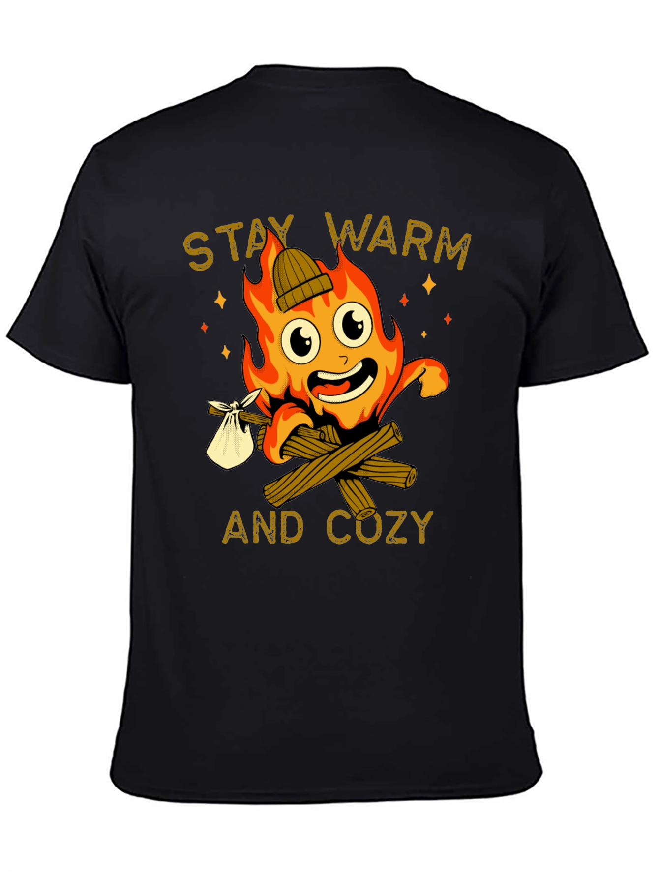Stay Warm and Cozy Campfire T-Shirt