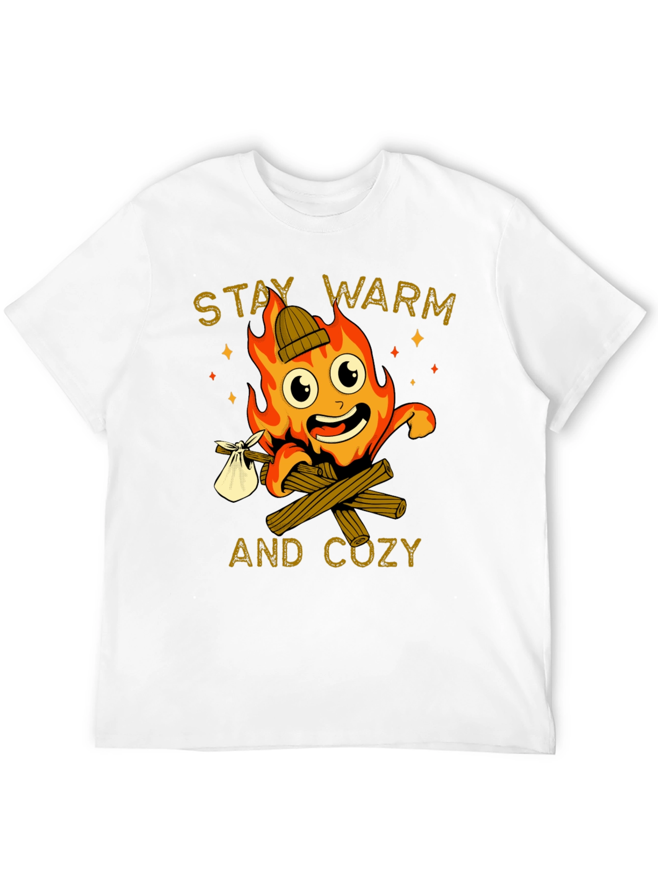 Stay Warm and Cozy Campfire T-Shirt
