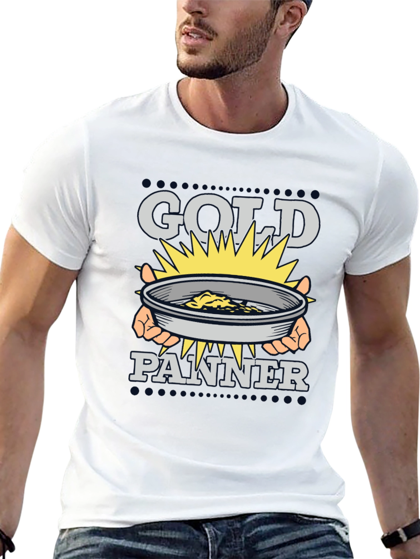Gold Panner Graphic Tee - Prospecting T-Shirt