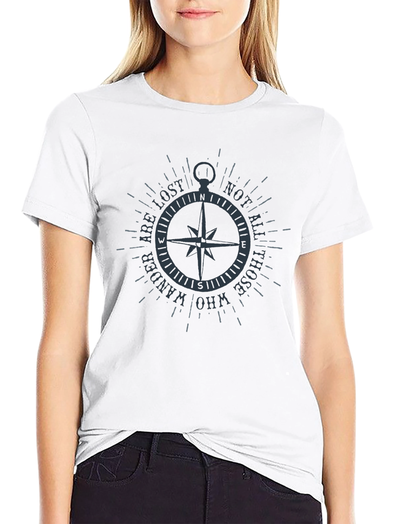 Compass Graphic T-Shirt - Wanderer Tee