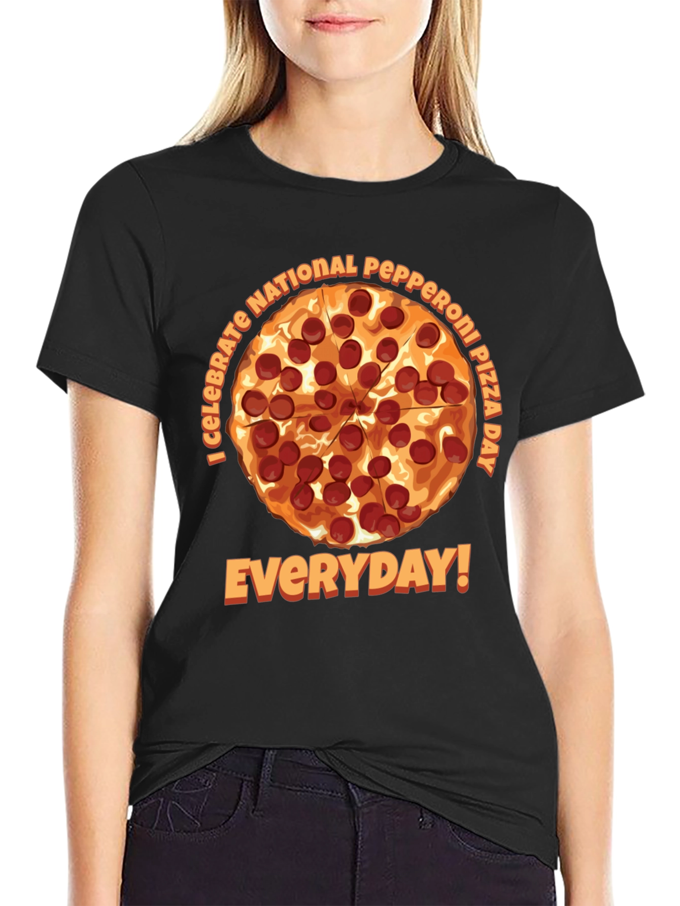 Pepperoni Pizza Day T-Shirt - Everyday Celebration