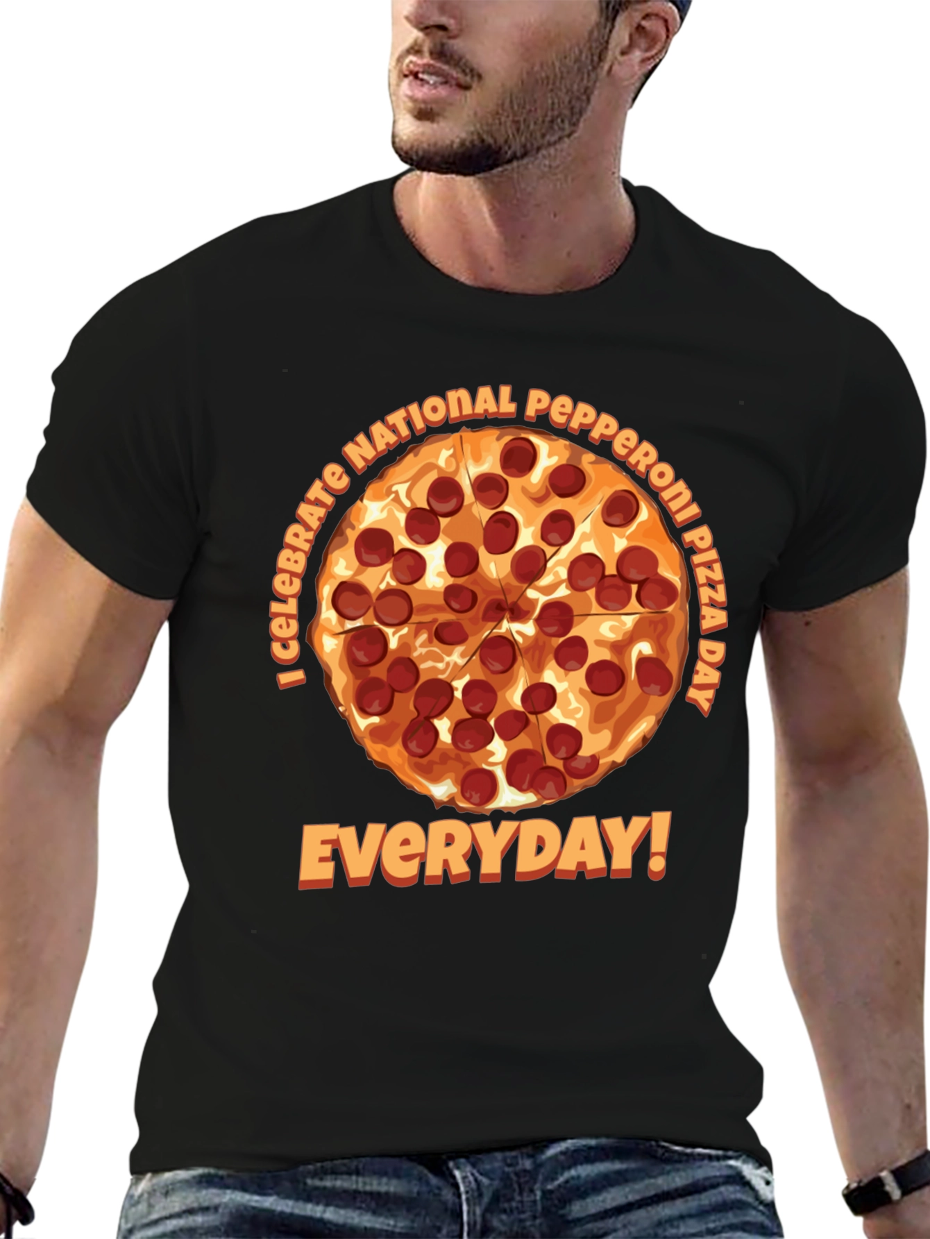 Pepperoni Pizza Day T-Shirt - Everyday Celebration