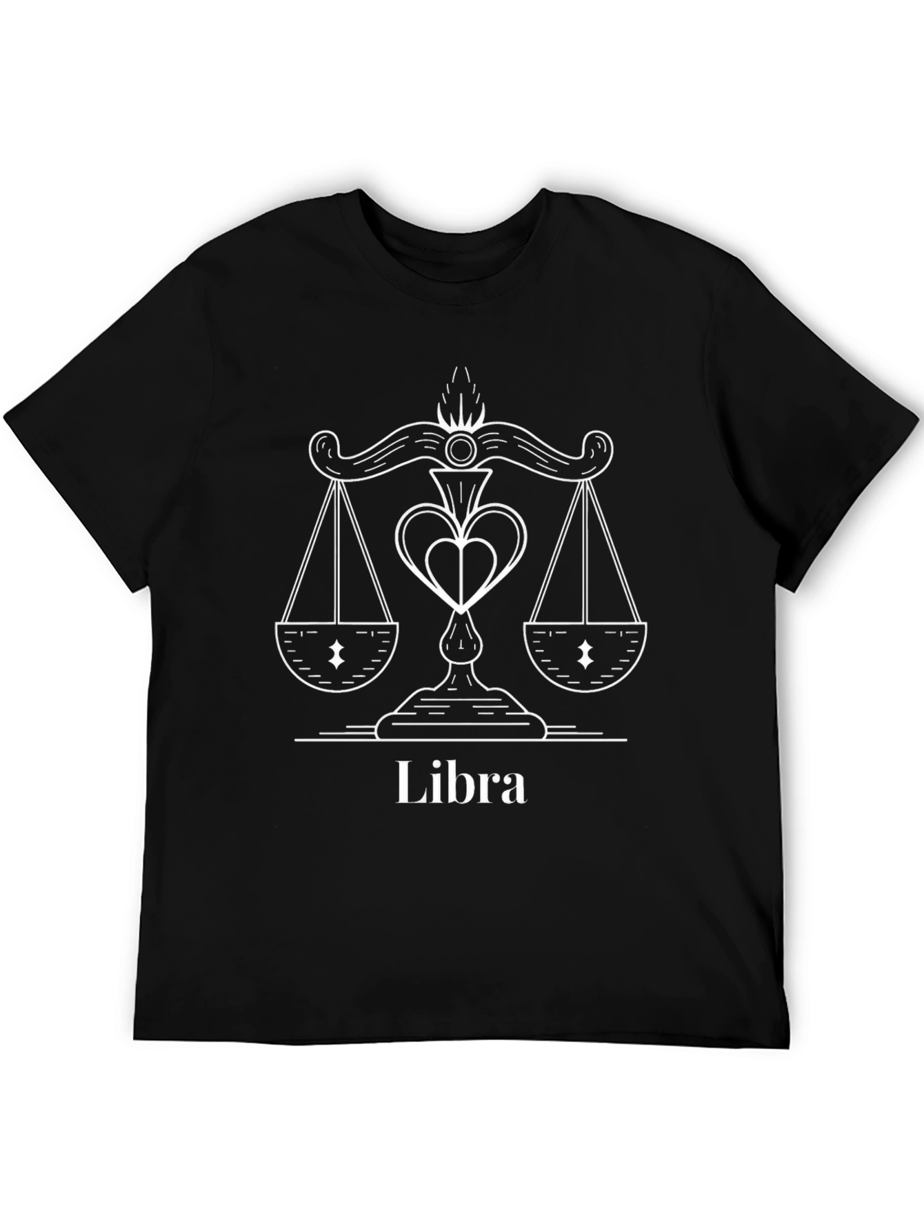 Libra Zodiac Sign Graphic Tee - Stylish Astrology Shirt