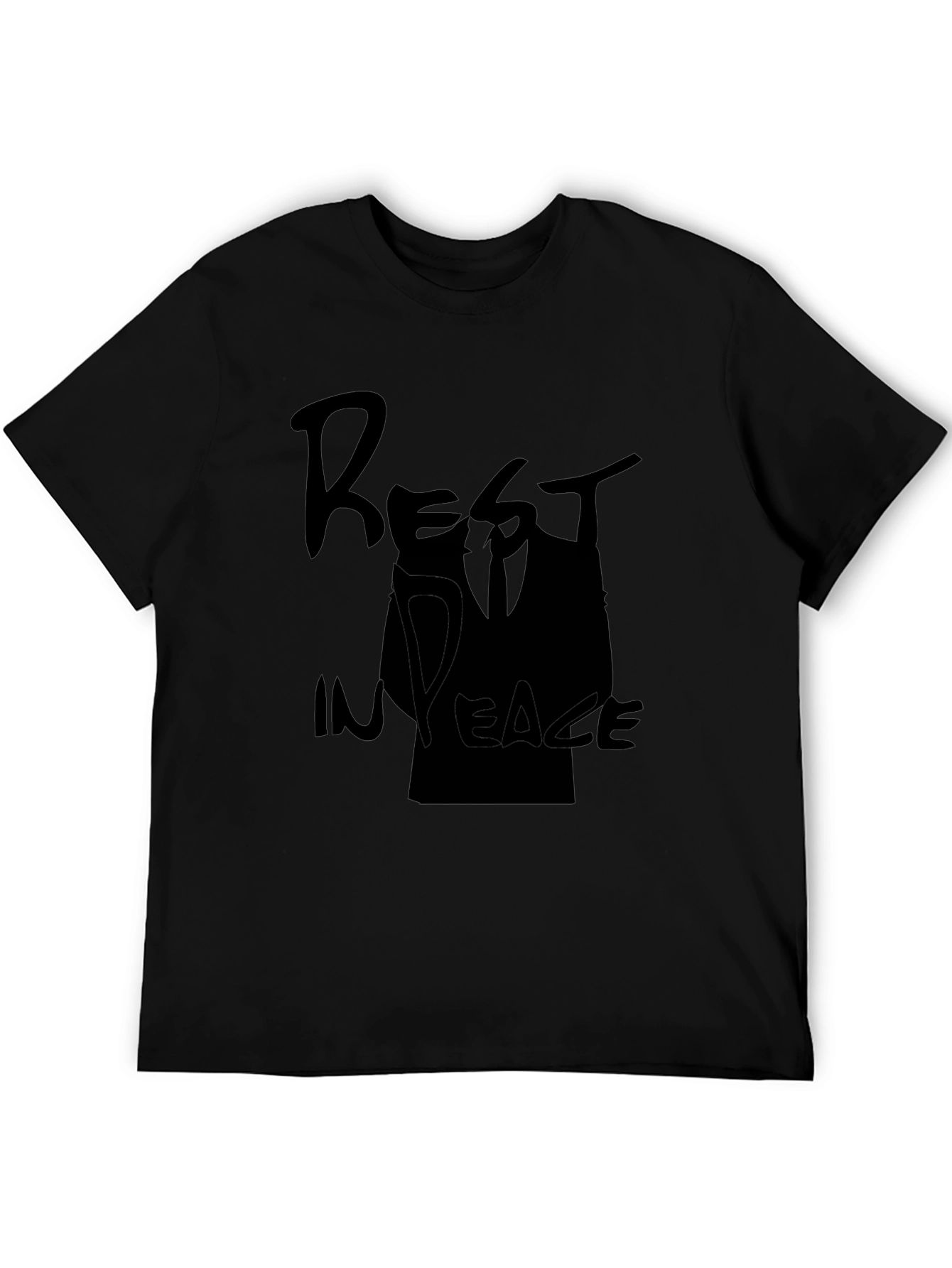 Rest In Peace Graphic T-Shirt - Black