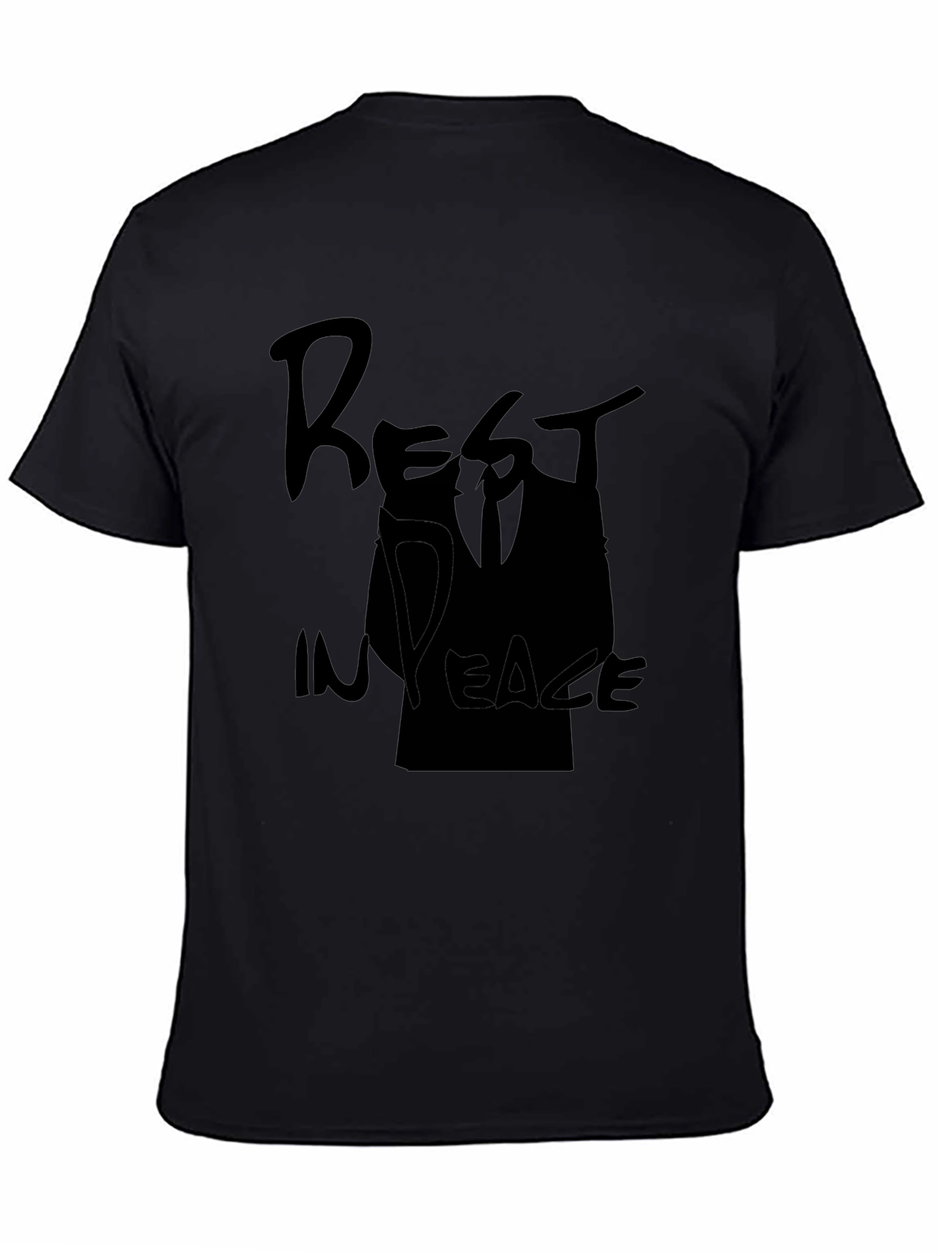 Rest In Peace Graphic T-Shirt - Black