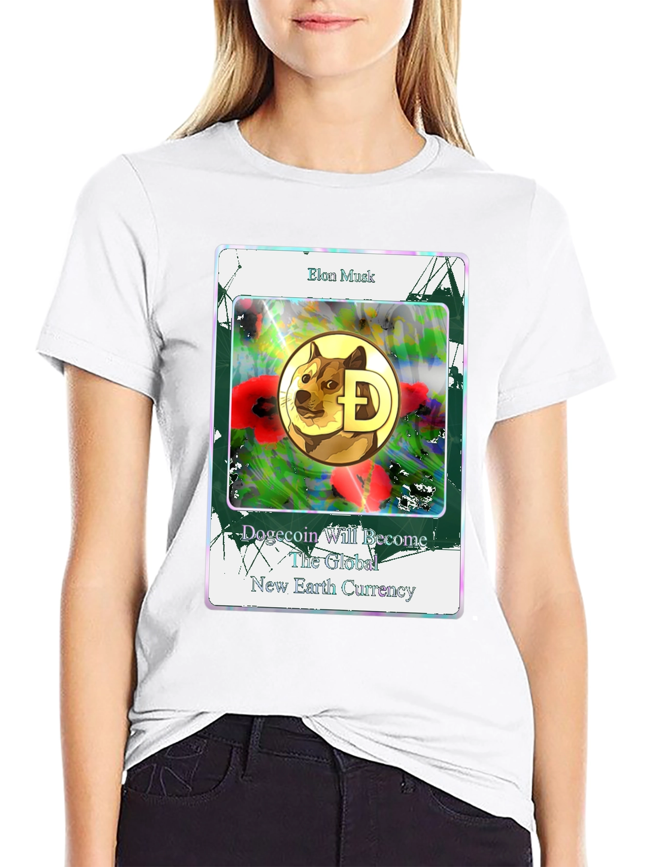 Dogecoin Global Currency T-Shirt Elon Musk