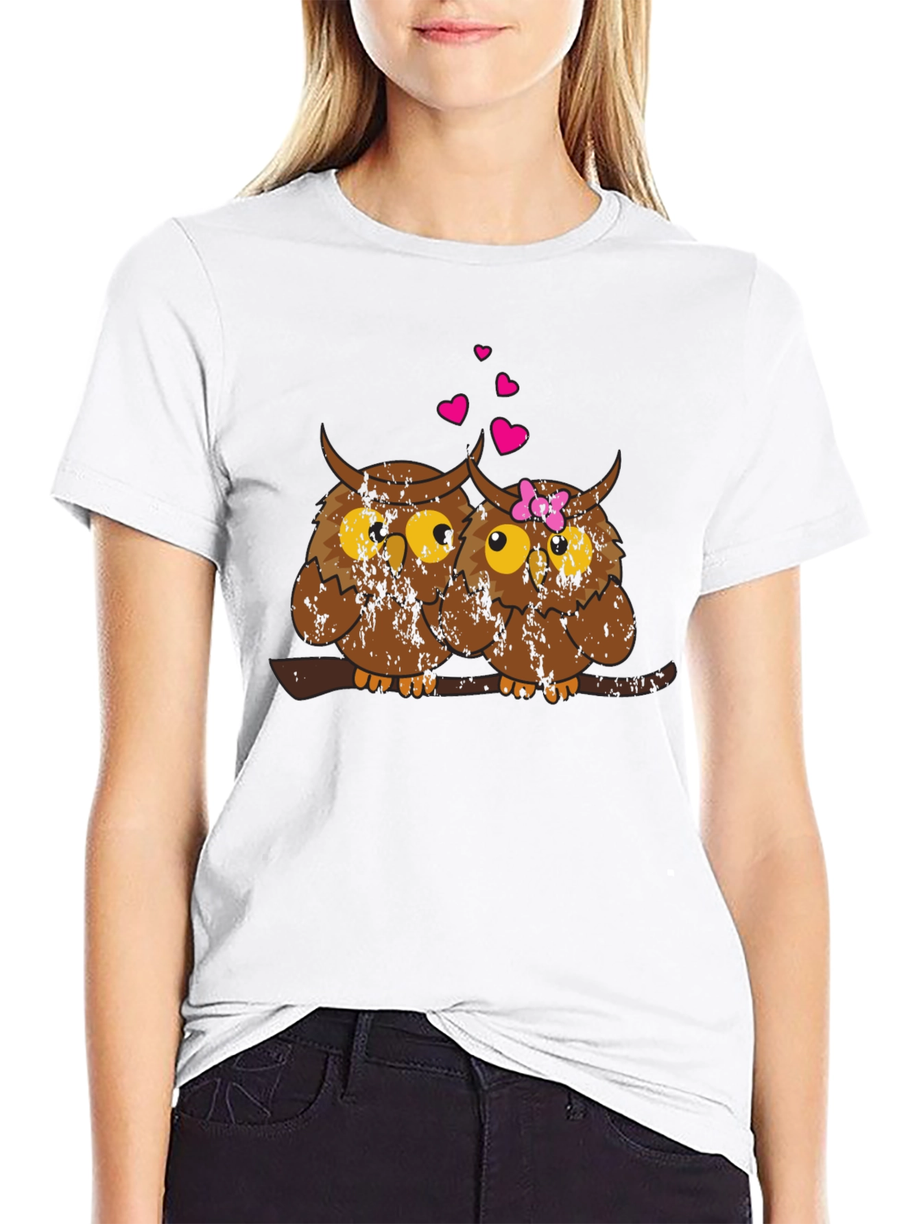 Owl Love T-Shirt - Cute Couple Design