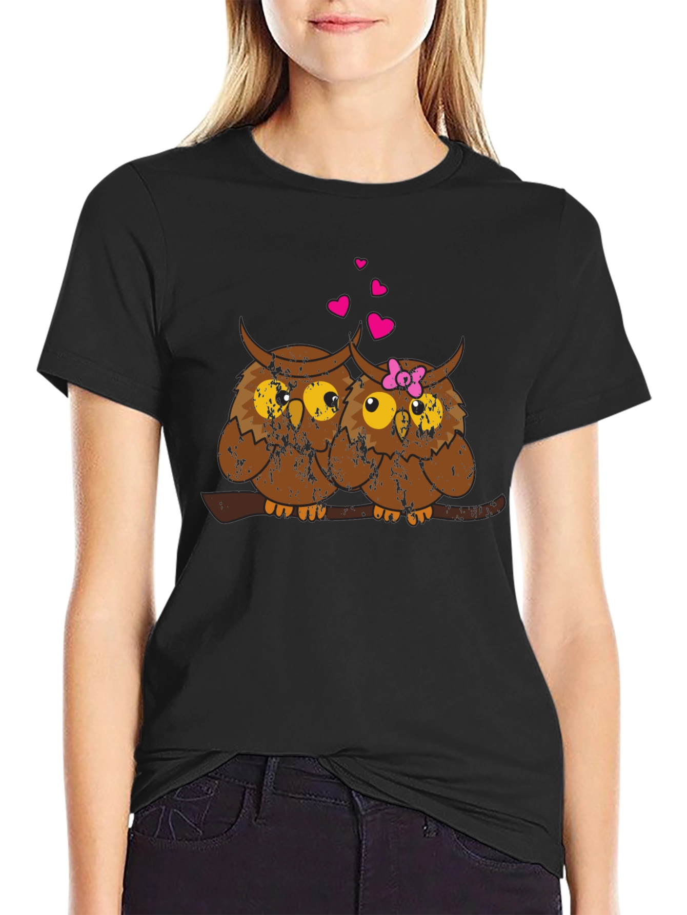 Owl Love T-Shirt - Cute Couple Design