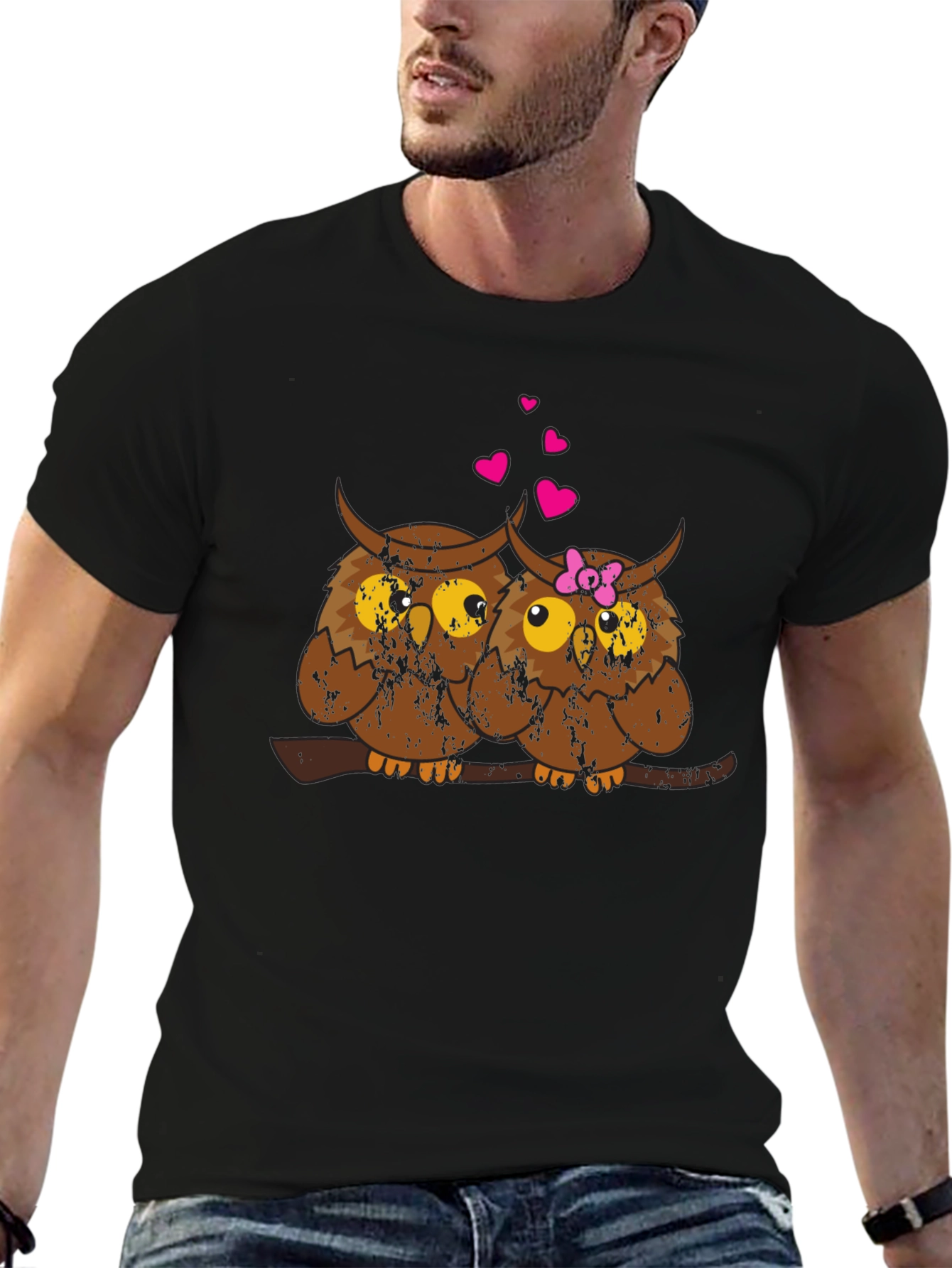 Owl Love T-Shirt - Cute Couple Design