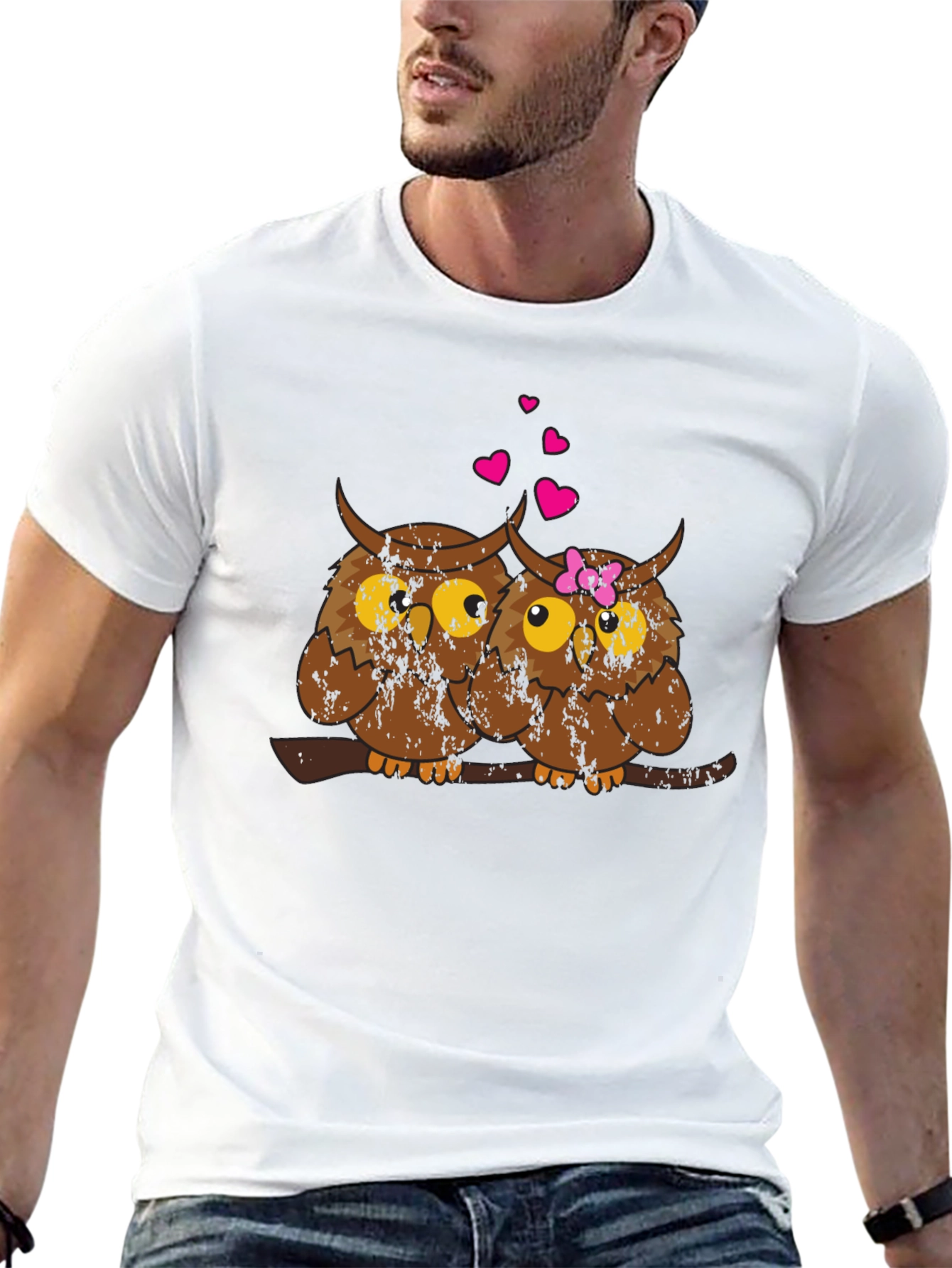 Owl Love T-Shirt - Cute Couple Design