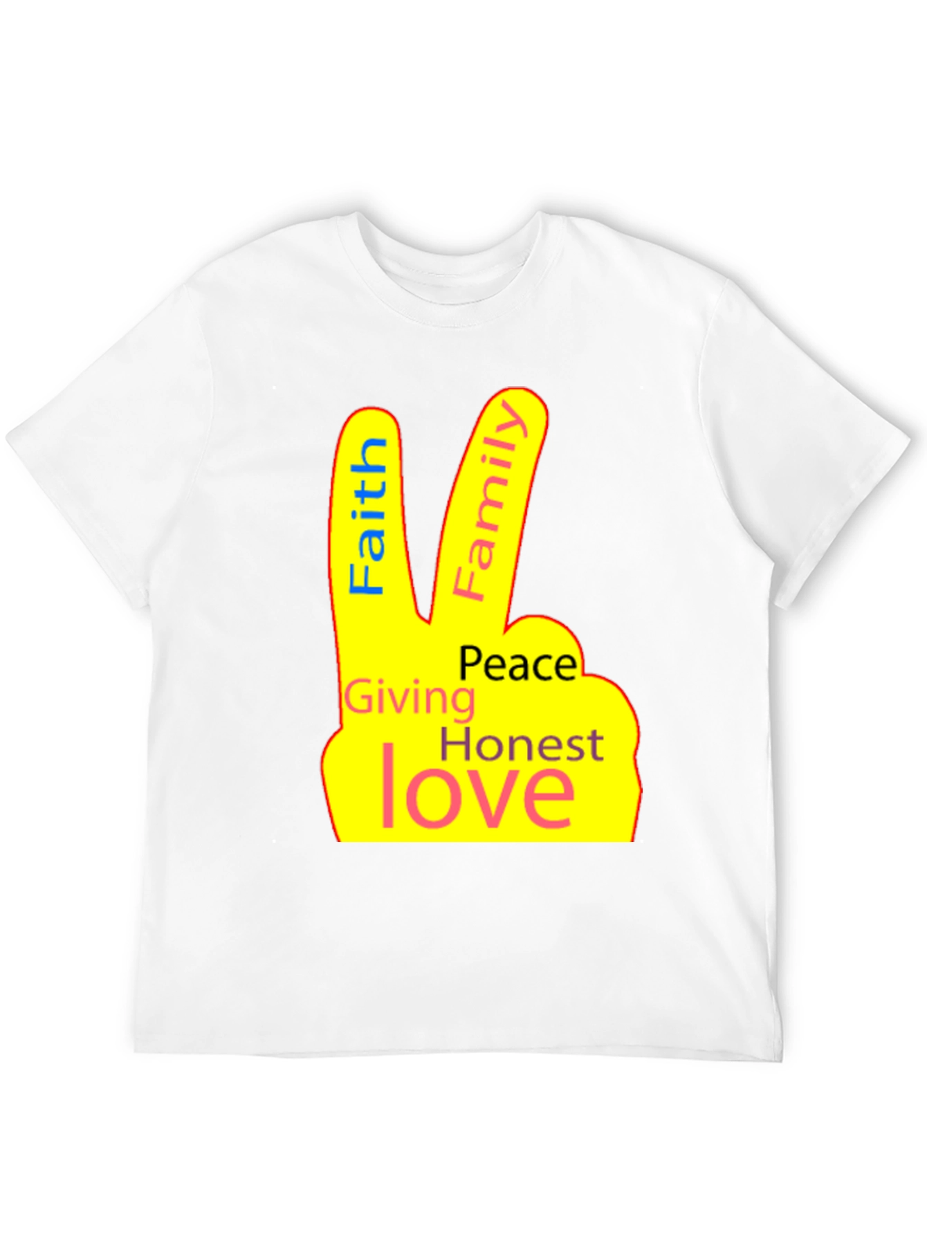 Faith Family Love Peace T-Shirt