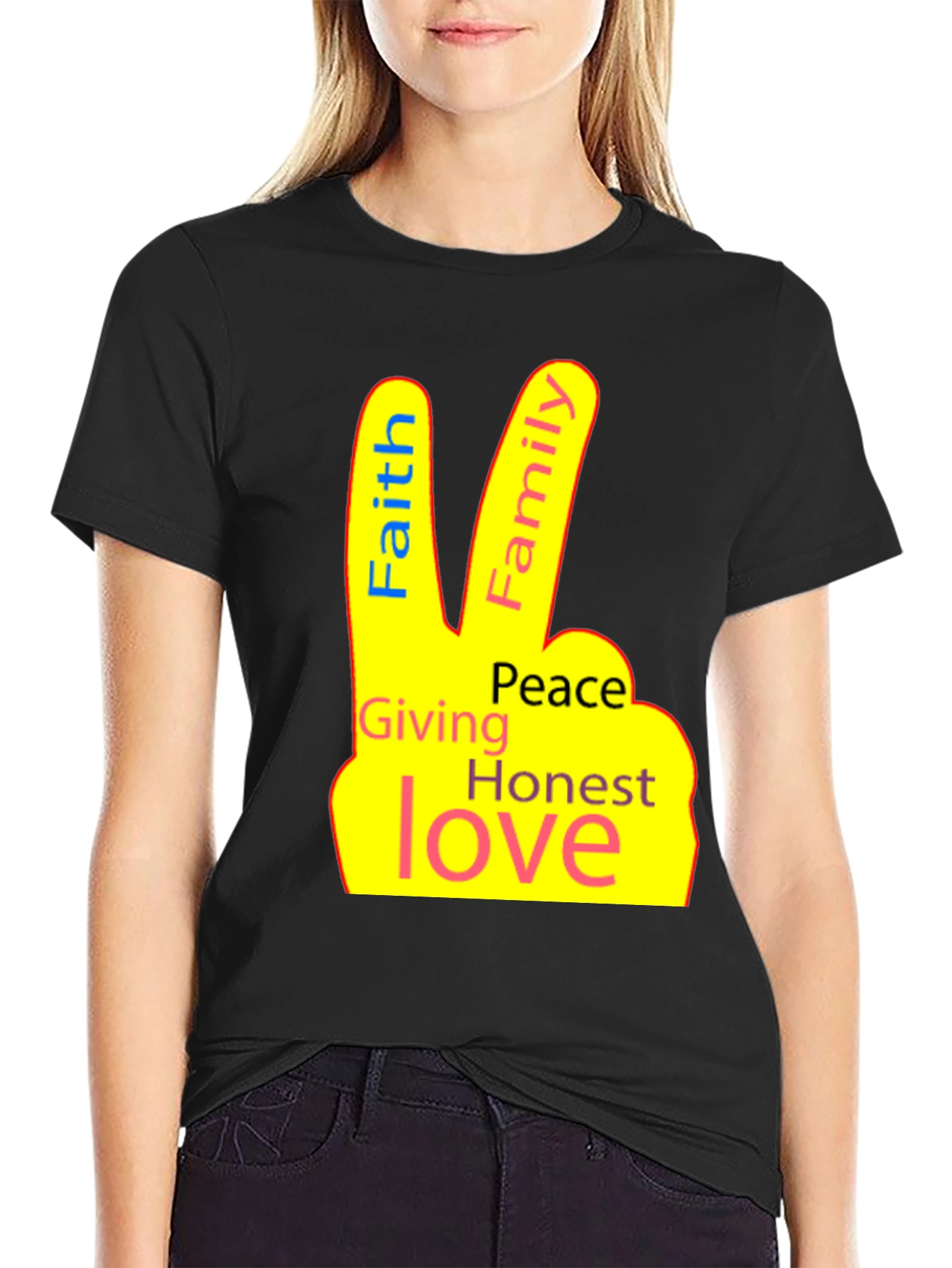 Faith Family Love Peace T-Shirt