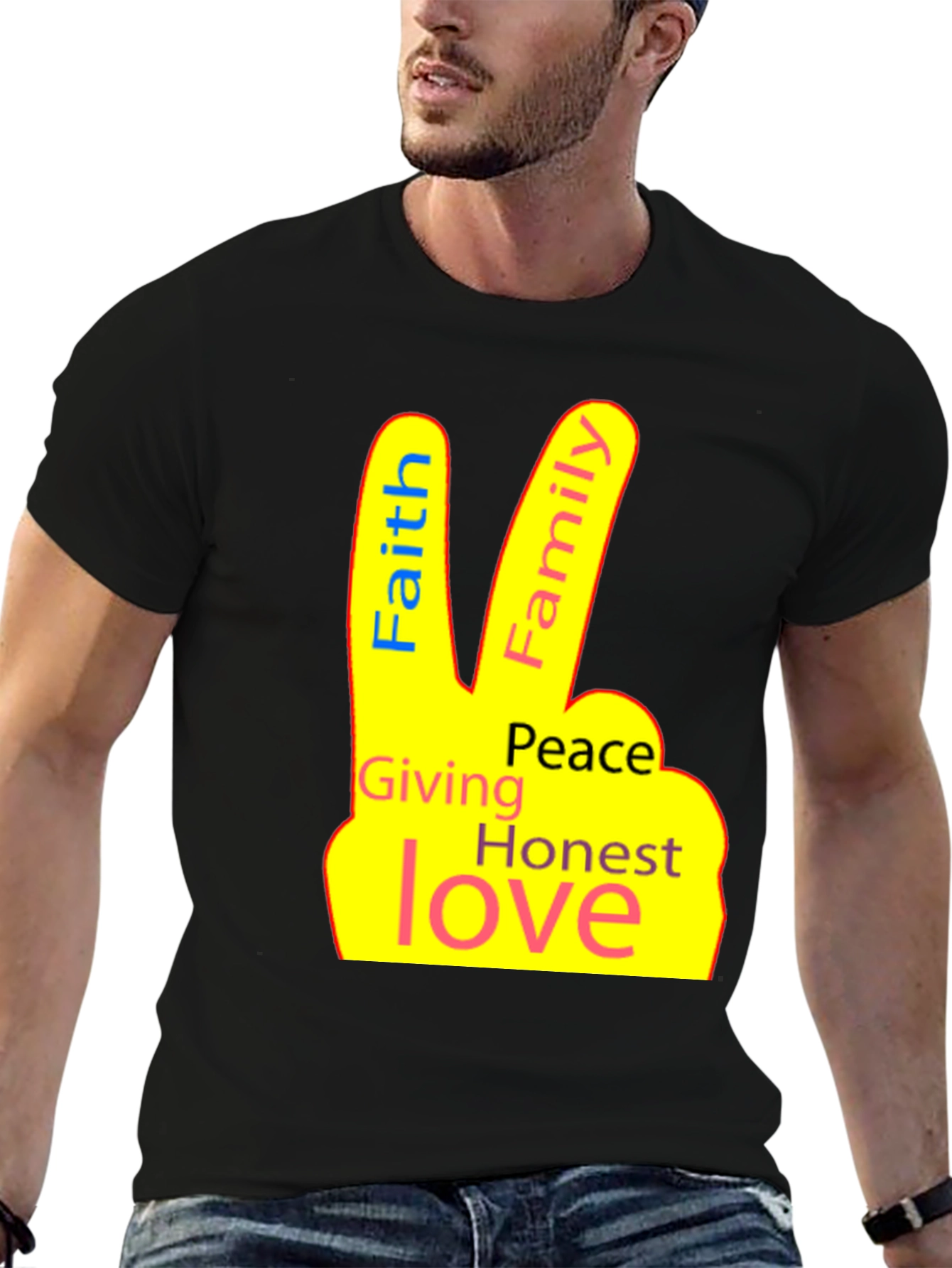 Faith Family Love Peace T-Shirt